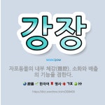 🌟강장: 자포동물의 내부 체강(體腔). 소화와 배출의 기능을 겸한다. - 표준국어대사전