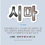 🌟시마: 오복(五服)의 하나. 가는베로 지은 상복이다. 종증조, 삼종형제, 중현손(衆玄孫), 외손, 내외종... - 표준국어대사전