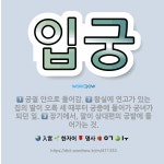 🌟입궁: 궁궐 안으로 들어감., 장기에서, 말이 상대편의 궁밭에 들어가는 것., 왕실에 연고가 있는 집의 ... - 표준국어대사전