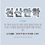 🌟천산만학: 천 개의 산과 만 개의 깊은 골짜기라는 뜻으로, 수많은 봉우리와 골짜기를 이르는 말. - 표준국어대사전