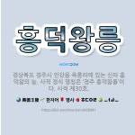 🌟흥덕왕릉: 경상북도 경주시 안강읍 육통리에 있는 신라 흥덕왕의 능. 사적 정식 명칭은 ‘경주 흥덕왕릉’이... - 표준국어대사전