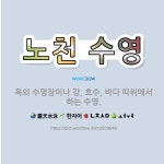 🌟노천 수영: 옥외 수영장이나 강, 호수, 바다 따위에서 하는 수영. - 표준국어대사전