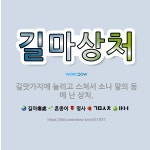 🌟길마상처: 길맛가지에 눌리고 스쳐서 소나 말의 등에 난 상처. - 표준국어대사전