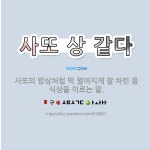 🌟사또 상 같다: 사또의 밥상처럼 떡 벌어지게 잘 차린 음식상을 이르는 말. - 표준국어대사전