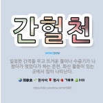 🌟간헐천: 일정한 간격을 두고 뜨거운 물이나 수증기가 나왔다가 멎었다가 하는 온천. 화산 활동이 있는 곳에... - 표준국어대사전