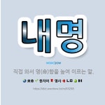 🌟내명: 직접 와서 명(命)함을 높여 이르는 말. - 표준국어대사전