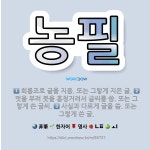 🌟농필: 멋을 부려 붓을 흥청거려서 글씨를 씀. 또는 그렇게 쓴 글씨., 사실과 다르게 글을 씀. 또는 그... - 표준국어대사전