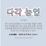 🌟다각 농업: 벼나 보리 농사뿐만 아니라 특용 작물의 재배, 축산 따위를 같이 하는 농업 경영 방법. 토지... - 표준국어대사전