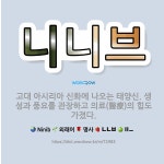 🌟니니브: 고대 아시리아 신화에 나오는 태양신. 생성과 풍요를 관장하고 의료(醫療)의 힘도 가졌다. - 표준국어대사전