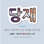 🌟당재: 예전에, 중국에서 나는 약재를 이르던 말. - 표준국어대사전