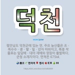 🌟덕천: 평안남도 덕천군에 있는 면. 주요 농산물은 조ㆍ옥수수ㆍ콩ㆍ팥ㆍ밀ㆍ감자 따위이고, 특용 작물로는 잎... - 표준국어대사전