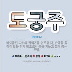 🌟도궁주: 바이올린 따위의 현악기를 연주할 때, 손목을 움직여 활을 튀게 함으로써 음을 가늘고 짧게 끊는 주법. - 표준국어대사전