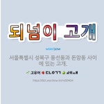 🌟되넘이 고개: 서울특별시 성북구 동선동과 돈암동 사이에 있는 고개. - 표준국어대사전