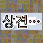 국어사전에서 💕상견으로 시작하는 단어는 8개