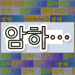 국어사전에서 💕암하로 시작하는 단어는 6개