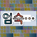 국어사전에서 💕엄숙으로 시작하는 단어는 6개