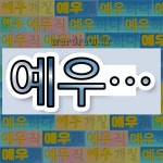 국어사전에서 💕예우로 시작하는 단어 중에서, 한자 遇 (만날 우) 관련 단어는 3개