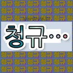 국어사전에서 💕청규로 시작하는 단어는 5개