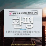국어사전에서 💕환평으로 시작하는 단어는 5개