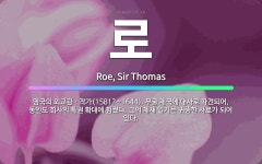 🌟로: 영국의 외교관ㆍ작가(1581?~1644). 무굴 제국에 대사로 파견되어, 동인도 회사의 특권 확대에... - 표준국어대사전