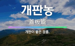 🌟개판농: 개판이 붙은 장롱. - 표준국어대사전