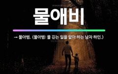🌟물애비: → 물아범. (물아범: 물 긷는 일을 맡아 하는 남자 하인.) - 표준국어대사전