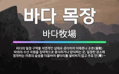 🌟바다 목장: 바다의 일정 구역을 자연적인 상태로 관리하여 어패류나 조류(藻類) 따위의 수산 자원을 집약적... - 표준국어대사전