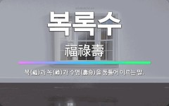 🌟복록수: 복(福)과 녹(祿)과 수명(壽命)을 통틀어 이르는 말. - 표준국어대사전