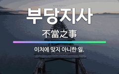 🌟부당지사: 이치에 맞지 아니한 일. - 표준국어대사전