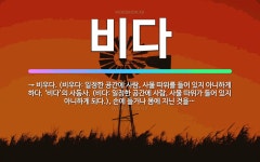 🌟비다: → 비우다. (비우다: 일정한 공간에 사람, 사물 따위를 들어 있지 아니하게 하다. ‘비다’의 사... - 표준국어대사전