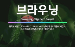 🌟브라우닝: 영국의 시인(1806~1861). 로버트 브라우닝의 아내로 작품에 시집 ≪포르투갈인이 보낸 소... - 표준국어대사전