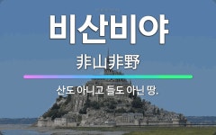 🌟비산비야: 산도 아니고 들도 아닌 땅. - 표준국어대사전