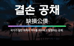 🌟결손 공채: 국가가 일반 회계의 적자를 메우려고 발행하는 공채. - 표준국어대사전