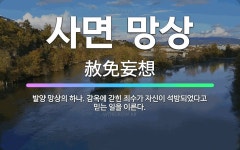 🌟사면 망상: 발양 망상의 하나. 감옥에 갇힌 죄수가 자신이 석방되었다고 믿는 일을 이른다. - 표준국어대사전