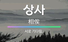 🌟상사: 서로 기다림. - 표준국어대사전