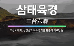 🌟삼태육경: 조선 시대에, 삼정승과 육조 판서를 통틀어 이르던 말. - 표준국어대사전