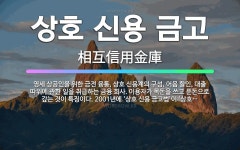 🌟상호 신용 금고: 영세 상공인을 위한 금전 융통, 상호 신용계의 구성, 어음 할인, 대출 따위에 관한 일... - 표준국어대사전