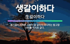 🌟생갈이하다: 쟁기질이 서투른 사람이 잘 갈리지 아니하는 밭고랑 사이를 억지로 갈다. - 표준국어대사전