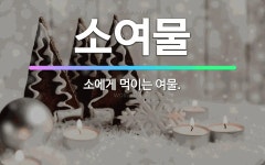 🌟소여물: 소에게 먹이는 여물. - 표준국어대사전