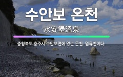 🌟수안보 온천: 충청북도 충주시 수안보면에 있는 온천. 염류천이다. - 표준국어대사전