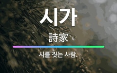 🌟시가: 시를 짓는 사람. - 표준국어대사전