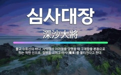 🌟심사대장: 불교 수호신의 하나. 사막에서 어려움을 당했을 때 구제함을 본원으로 하는 착한 신으로, 질병을... - 표준국어대사전