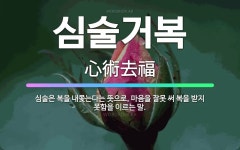 🌟심술거복: 심술은 복을 내쫓는다는 뜻으로, 마음을 잘못 써 복을 받지 못함을 이르는 말. - 표준국어대사전