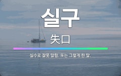 🌟실구: 실수로 잘못 말함. 또는 그렇게 한 말. - 표준국어대사전