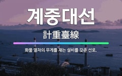 🌟계중대선: 화물 열차의 무게를 재는 설비를 갖춘 선로. - 표준국어대사전