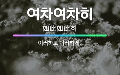 🌟여차여차히: 이러하고 이러하게. - 표준국어대사전