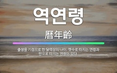 한송정제기점 | 🌟역연령: 출생을 기점으로 한 달력상의 나이. 햇수로 따지는 연령과 만으로 따지는 연령이 있다. - 표준국어대사전