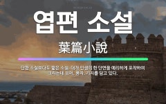 🌟엽편 소설: 단편 소설보다도 짧은 소설. 대개 인생의 한 단면을 예리하게 포착하여 그리는데 유머, 풍자,... - 표준국어대사전