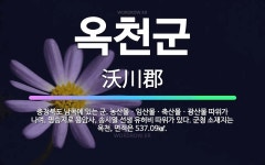 🌟옥천군: 충청북도 남쪽에 있는 군. 농산물ㆍ임산물ㆍ축산물ㆍ광산물 따위가 나며, 명승지로 용암사, 송시열 ... - 표준국어대사전
