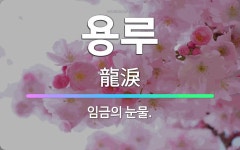 🌟용루: 임금의 눈물. - 표준국어대사전